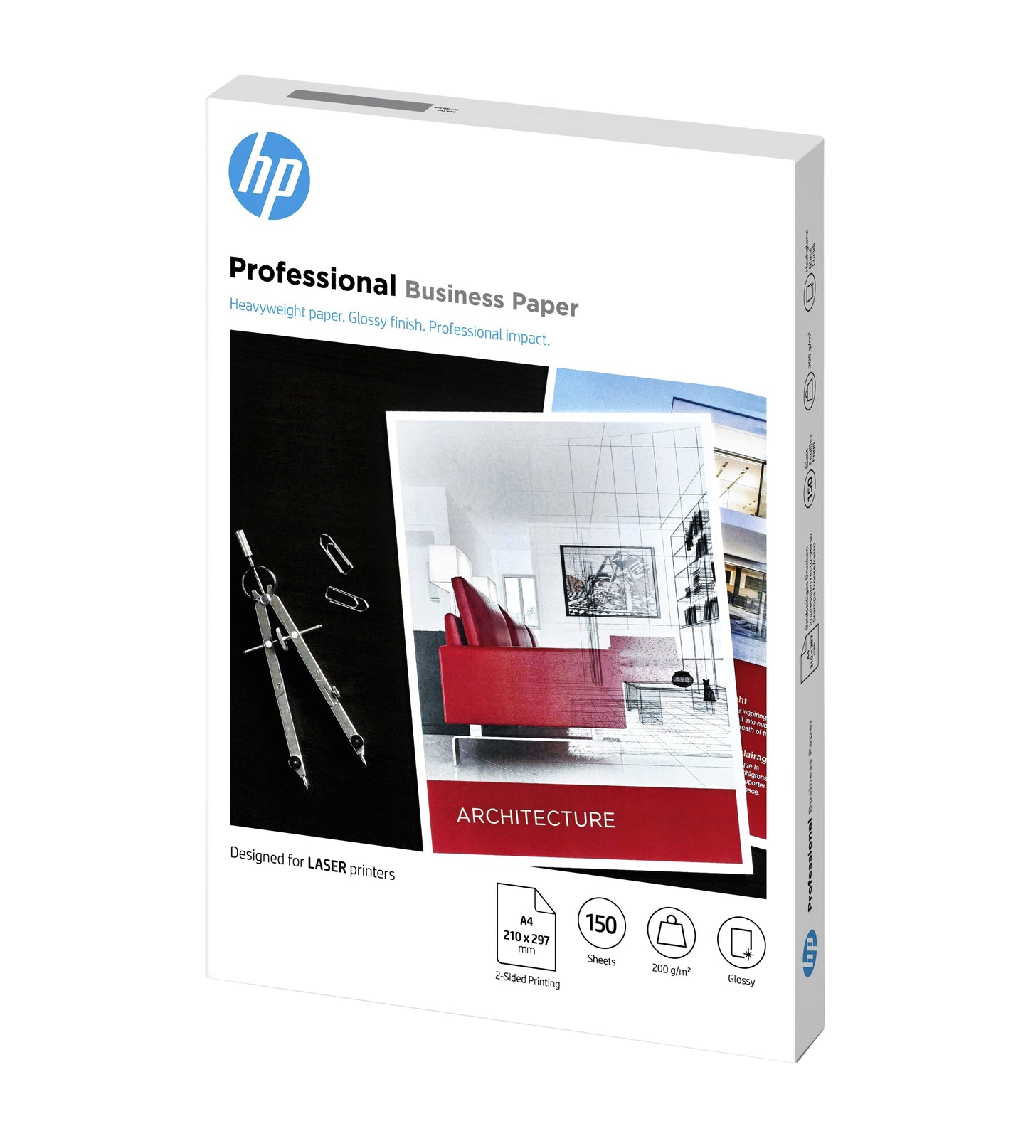 HP 7MV83A Laser Fotopapier A4 200g Glans