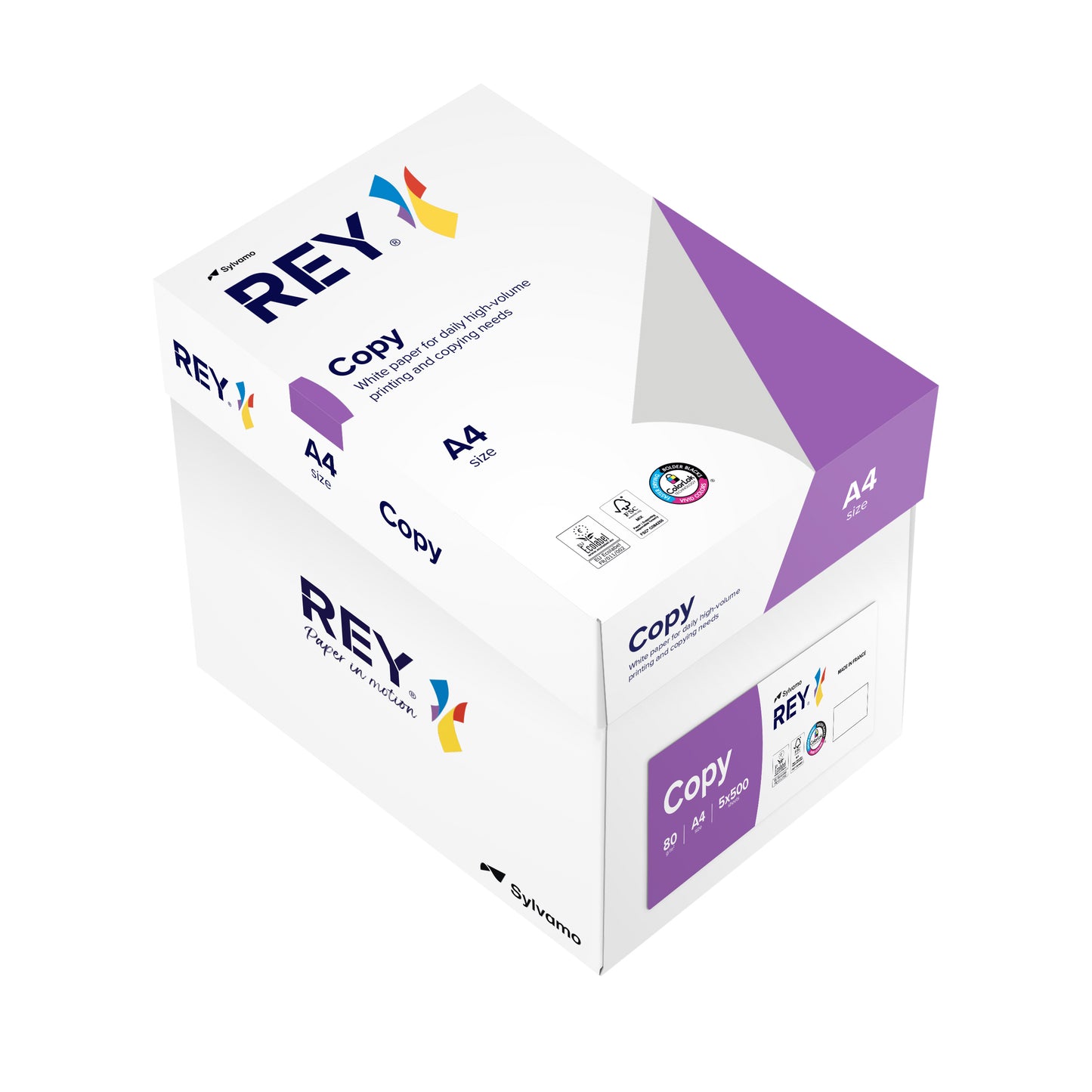 Rey Copy A4 80g Wit voor Dagelijks Gebruik met ColorLok - 3