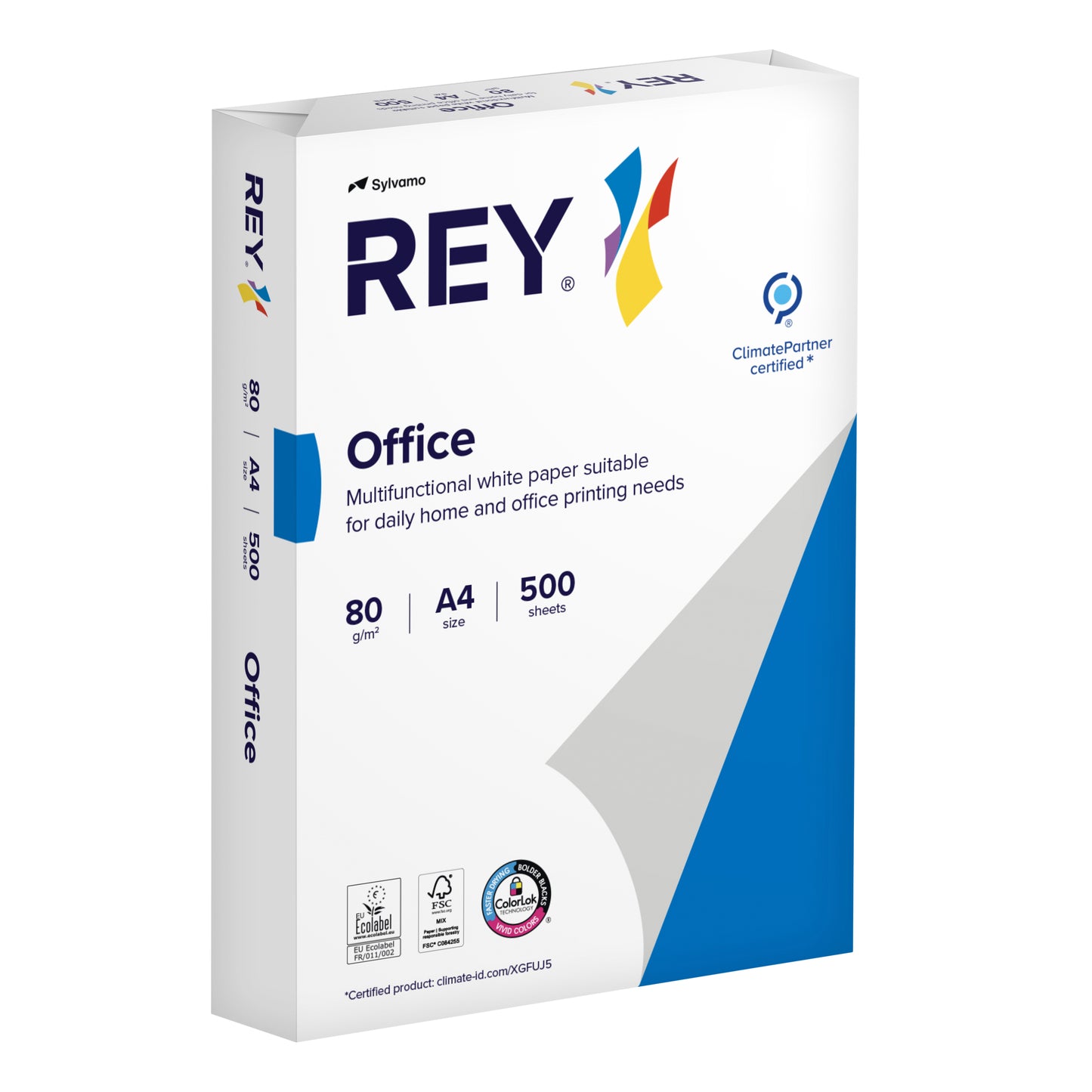 Kopieerpapier Rey Office A4 80g Wit - 2