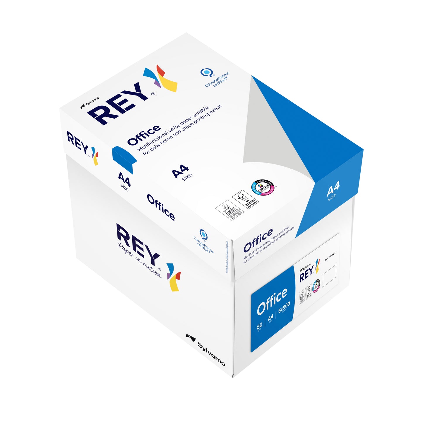 Kopieerpapier Rey Office A4 80g Wit - 3