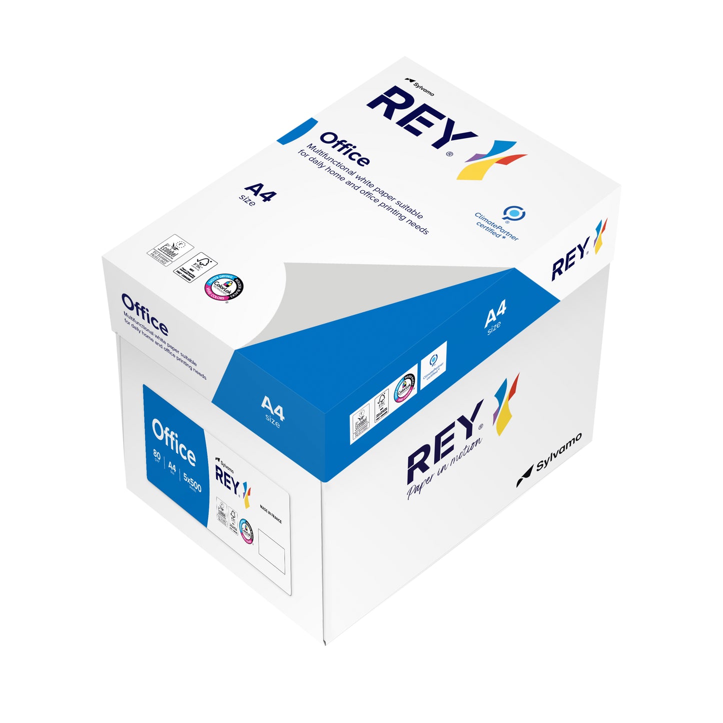 Kopieerpapier Rey Office A4 80g Wit - 4