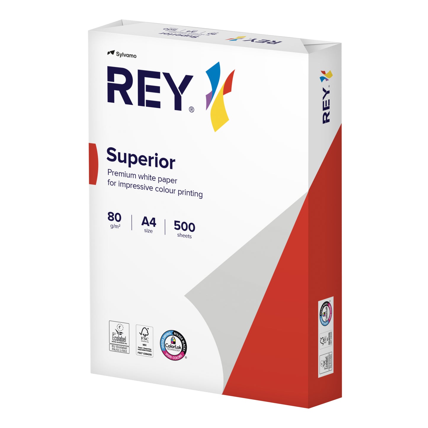 Rey Superior A4 80g Wit Extra Stevig Kopieerpapier met ColorLok