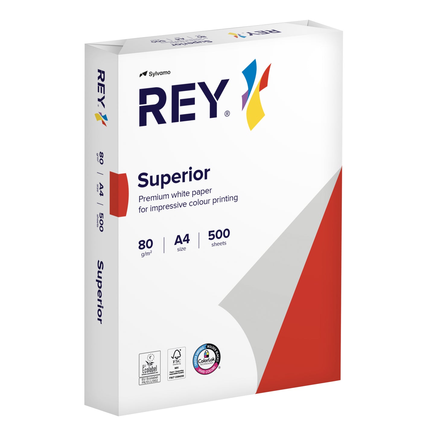 Rey Superior A4 80g Wit Extra Stevig Kopieerpapier met ColorLok - 2