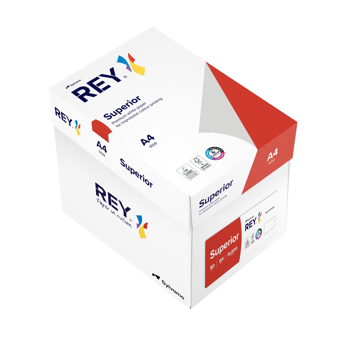 Rey Superior A4 80g Wit Extra Stevig Kopieerpapier met ColorLok - 3