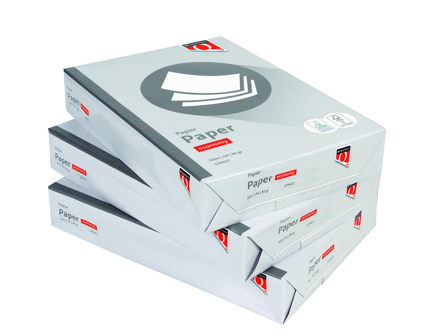 Kopieerpapier Quantore Economy A4 80g wit FSC-gecertificeerd - 2