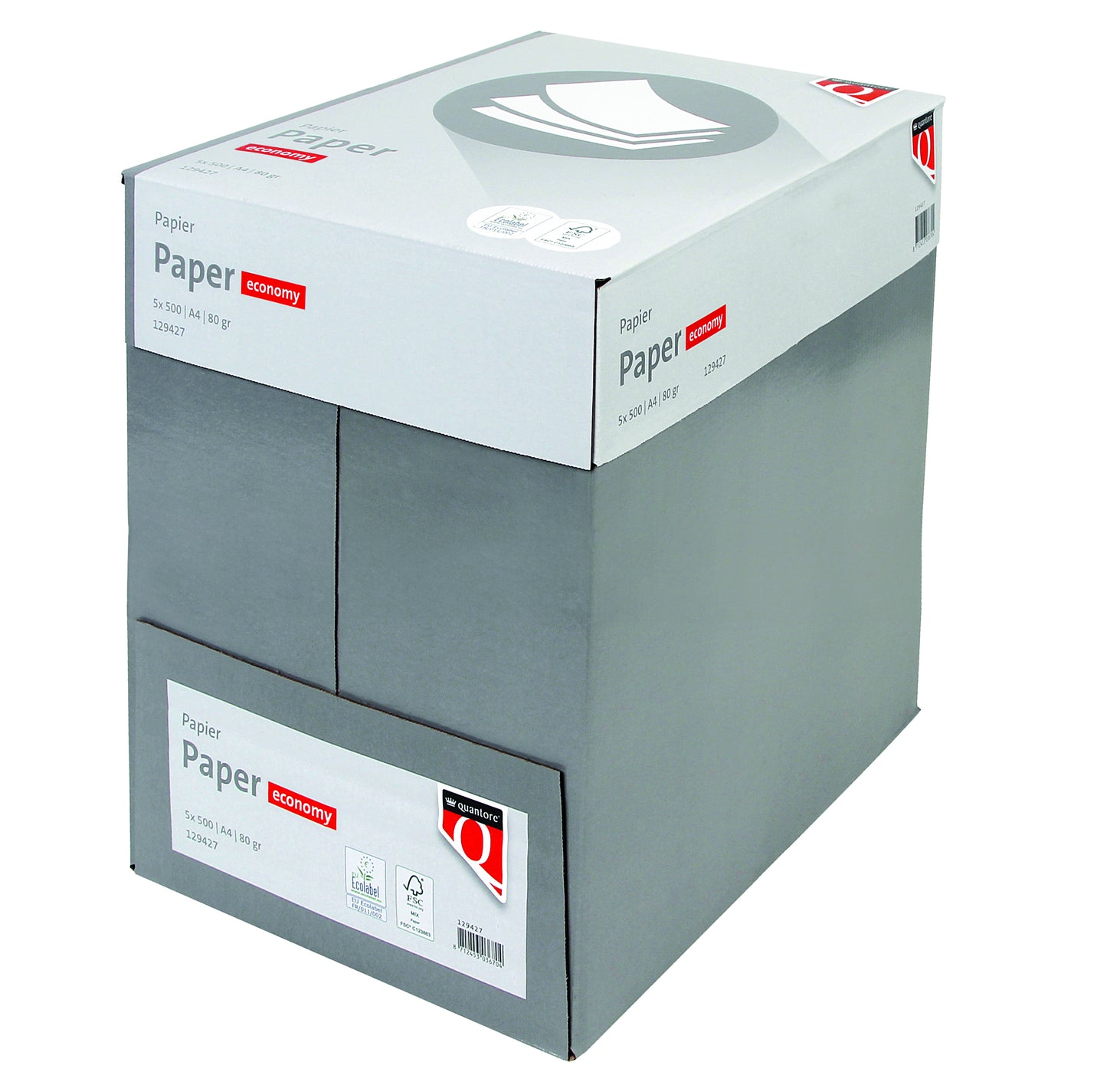Kopieerpapier Quantore Economy A4 80g wit FSC-gecertificeerd - 3