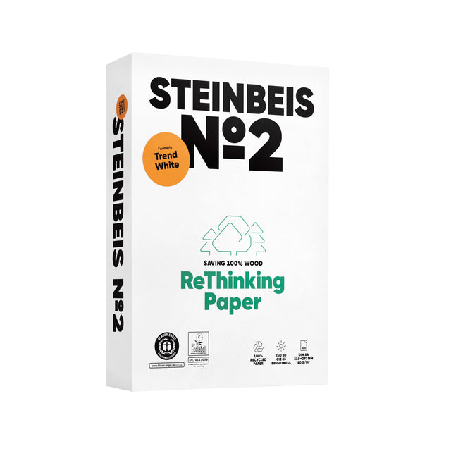 Kopieerpapier Steinbeis No2 A4 80gr Wit Gerecycled - 2