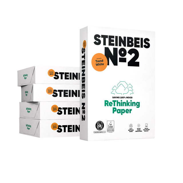 Kopieerpapier Steinbeis No2 A4 80gr Wit Gerecycled - 3