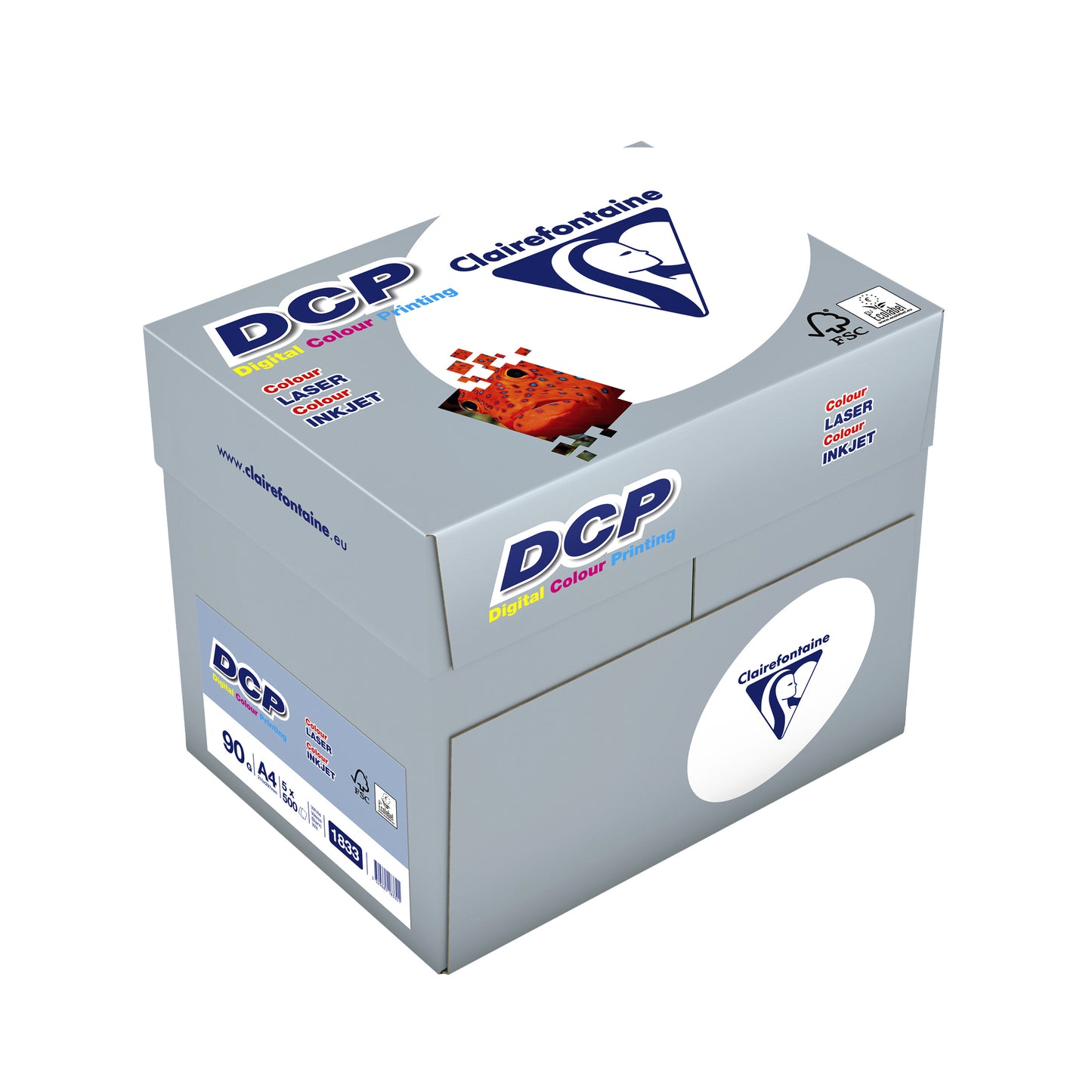 Laserpapier Clairefontaine DCP A4 90 g/m², wit, FSC en milieukeurmerk - 2