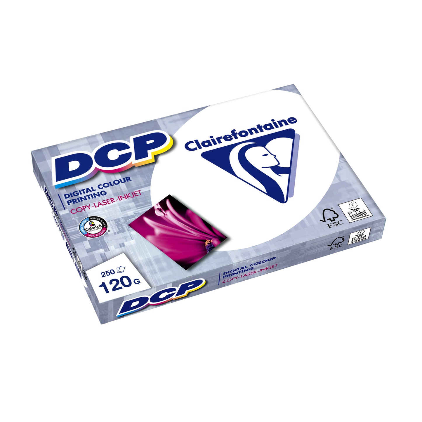 Laserpapier Clairefontaine DCP A4 120g Wit