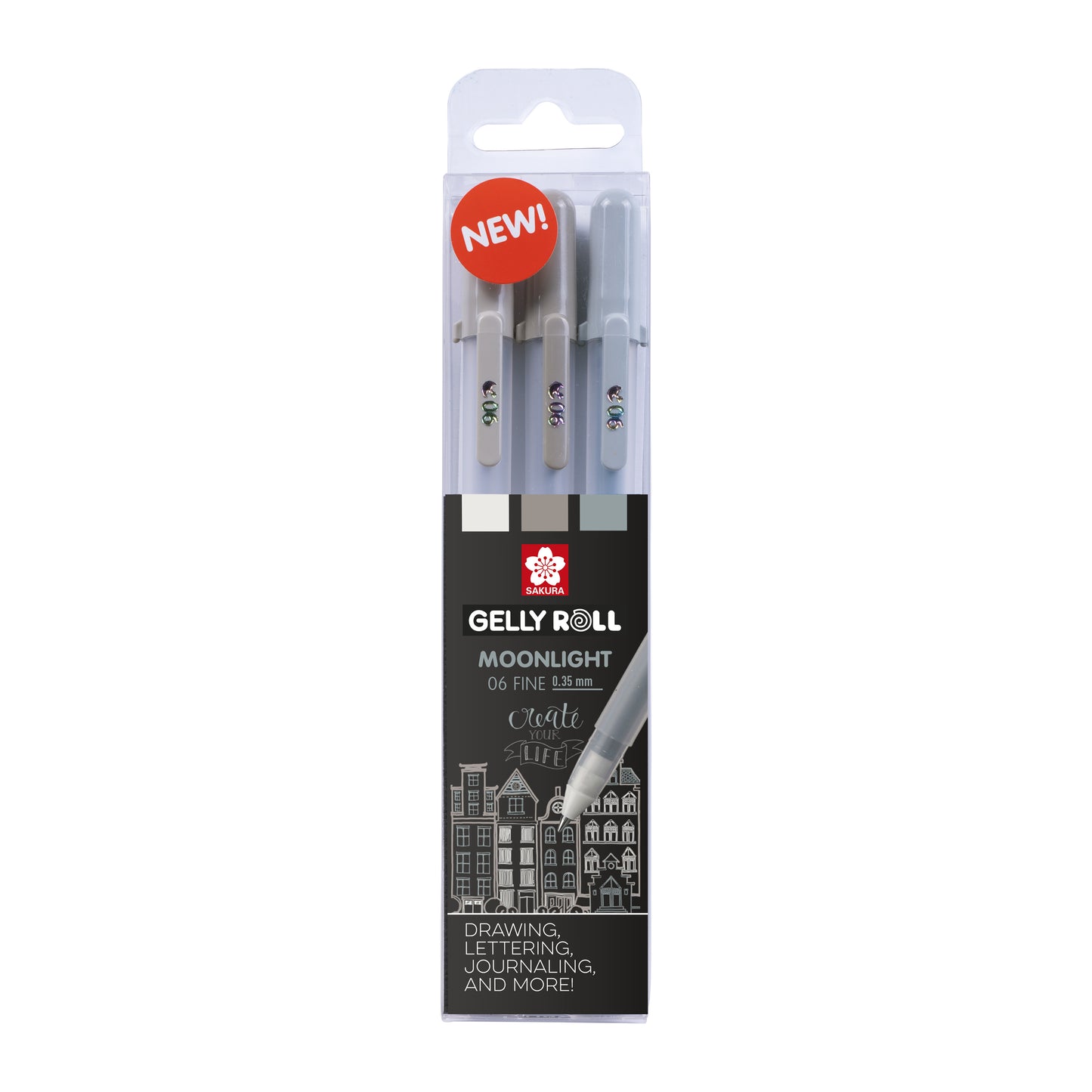 Sakura Gelly Roll Moonlight Set 3 Fluoriserende kleuren - 2