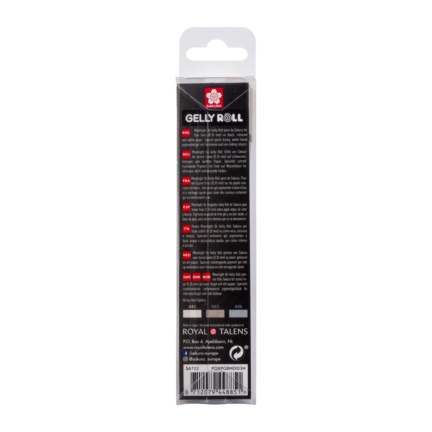Sakura Gelly Roll Moonlight Set 3 Fluoriserende kleuren - 3