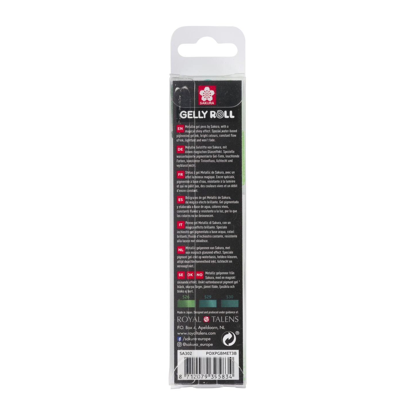 Gelschrijver Sakura Gelly Roll Basics Set, Zwart Wit en Stardust - 3