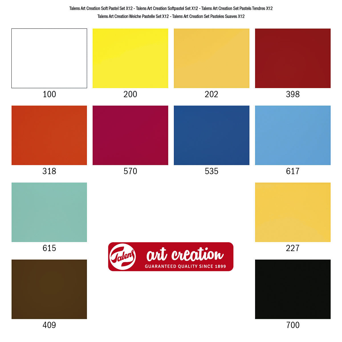 Softpastel Talens Art Creation Set 12 Stuks - 4