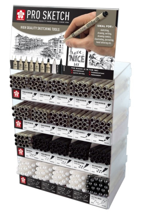Sakura Pro Sketch Display 240 Pens
