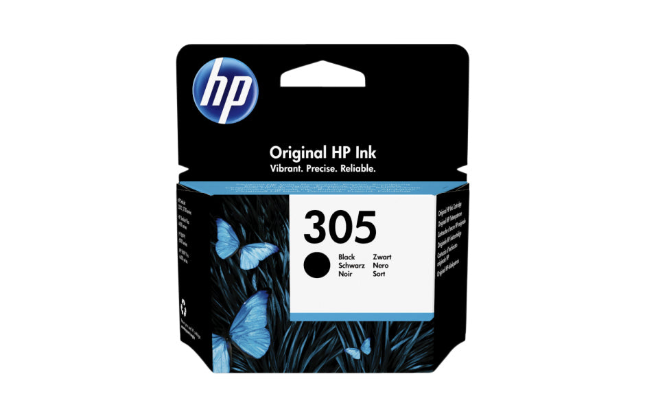 HP 3YM61AE 305 Zwart Inktcartridge voor betrouwbare printkwaliteit