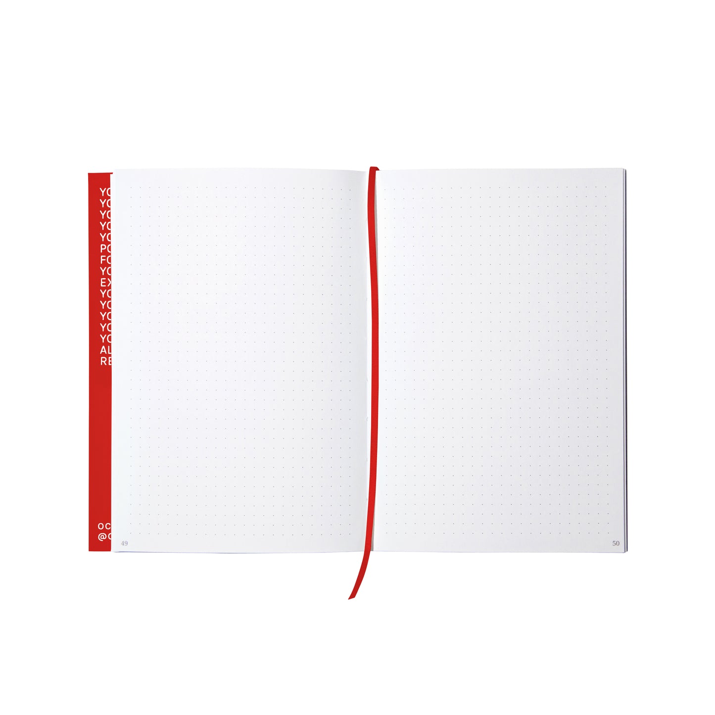 Notitieboek DUNNO Octagon Dotted Rood 135x200 mm - 2