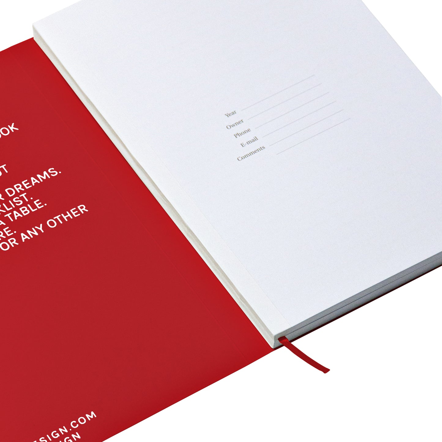Notitieboek DUNNO Octagon Dotted Rood 135x200 mm - 5