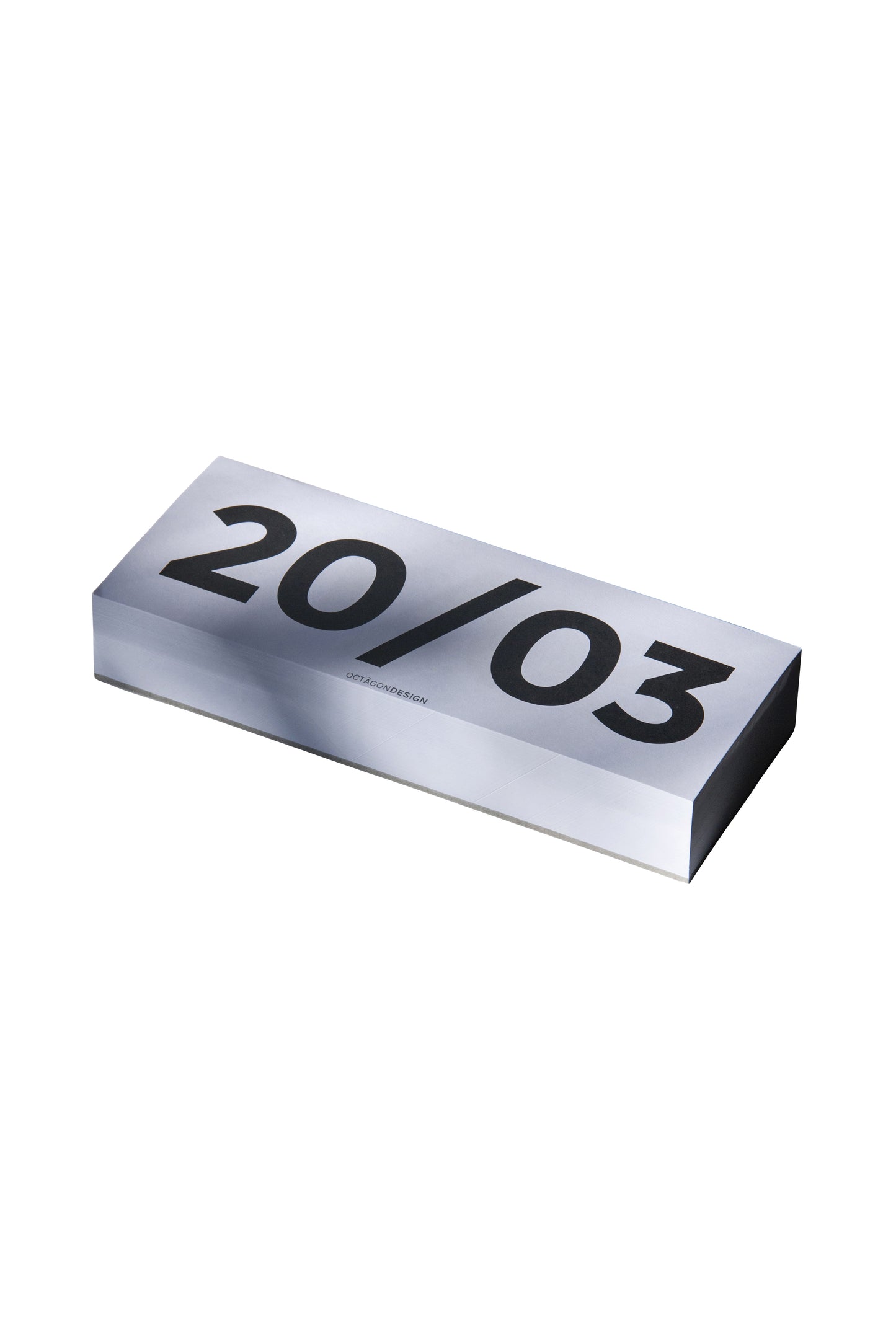 Witte Octagon bureaukalender blok 365 dagen - 2