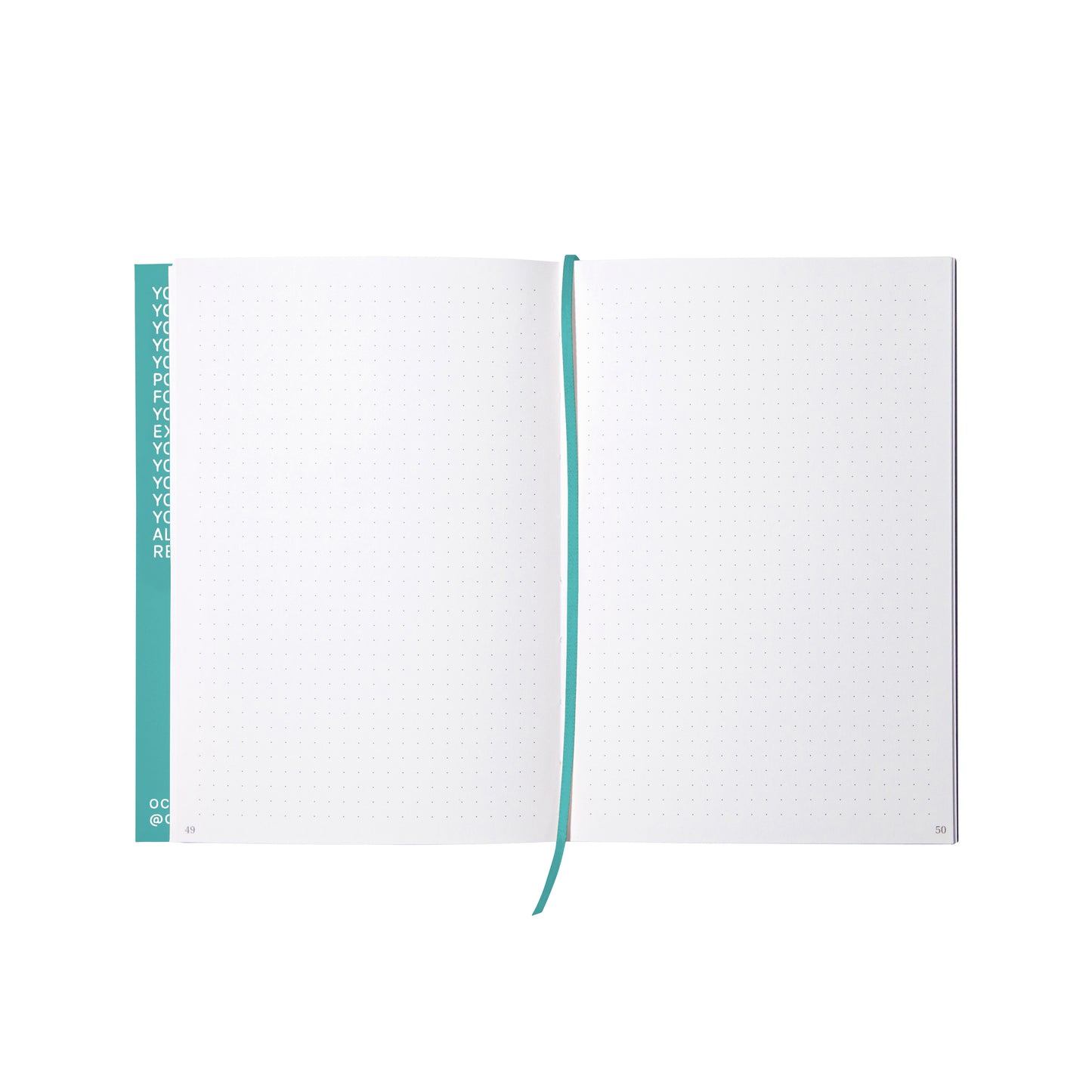 Doubts Notitieboek A5 135x200mm dots blauw - 3