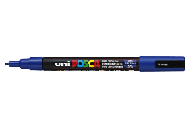 Posca Viltstift PC3M F Donkerblauw