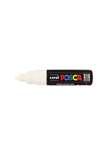 Verfstift Posca PC7M B wit
