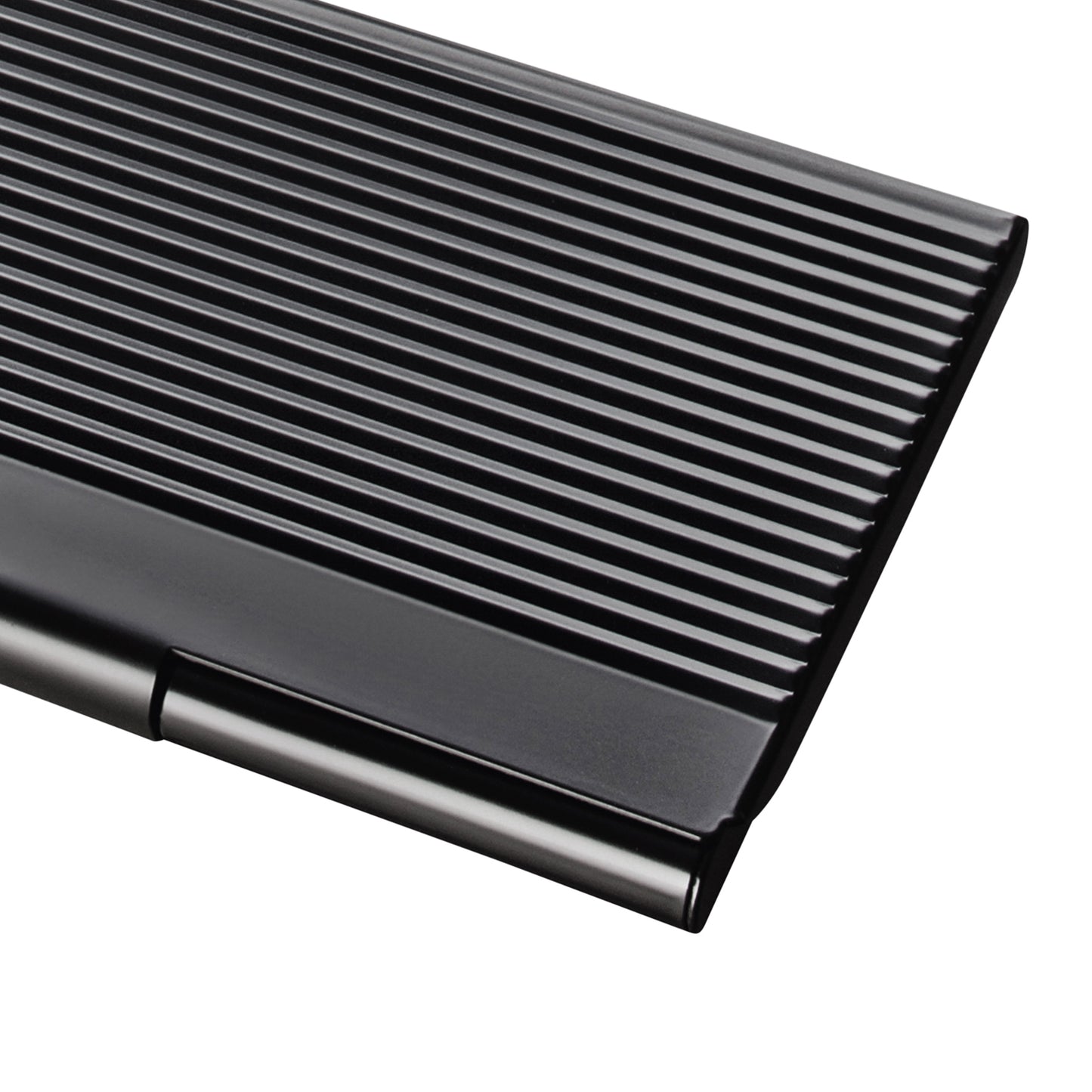 Sigel 20 Kaarten Etui 91x58 mm Mat Zwart Aluminium - 3