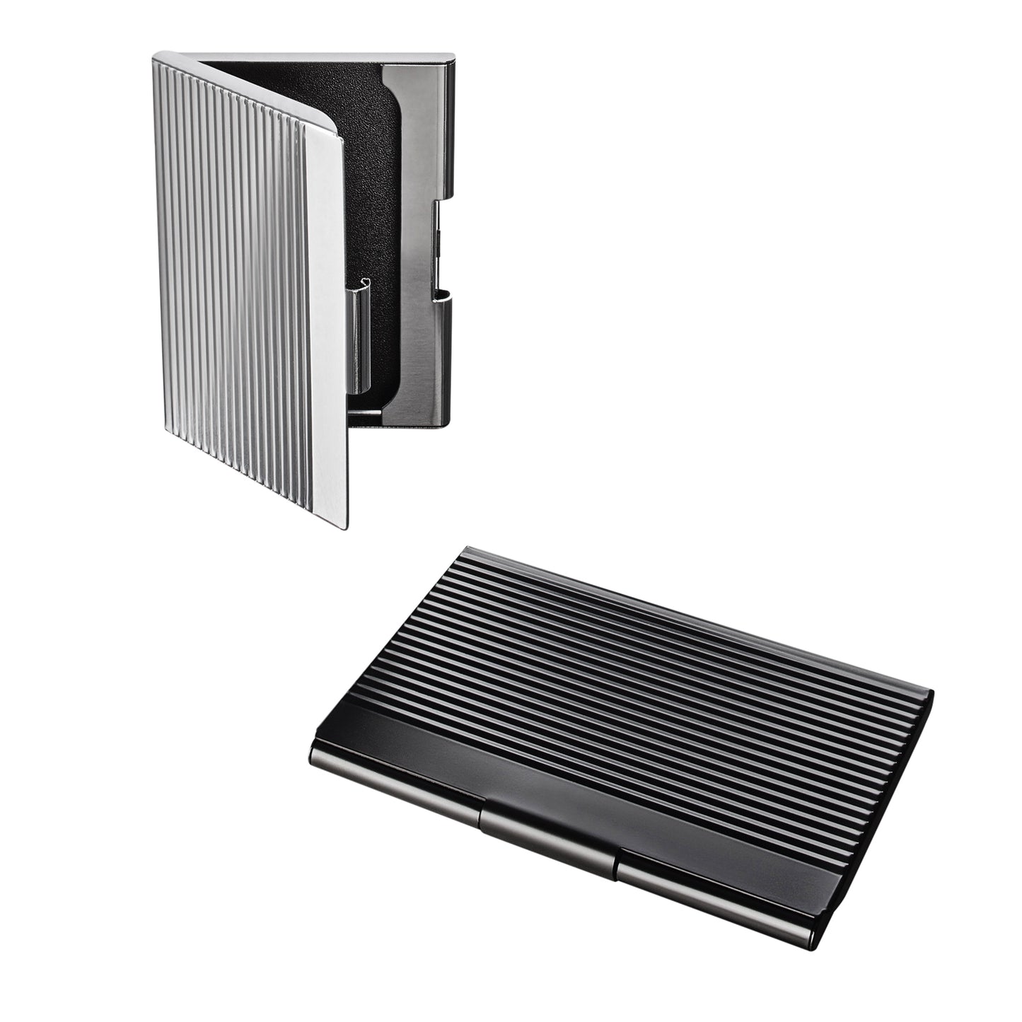 Sigel 20 Kaarten Etui 91x58 mm Mat Zwart Aluminium - 4