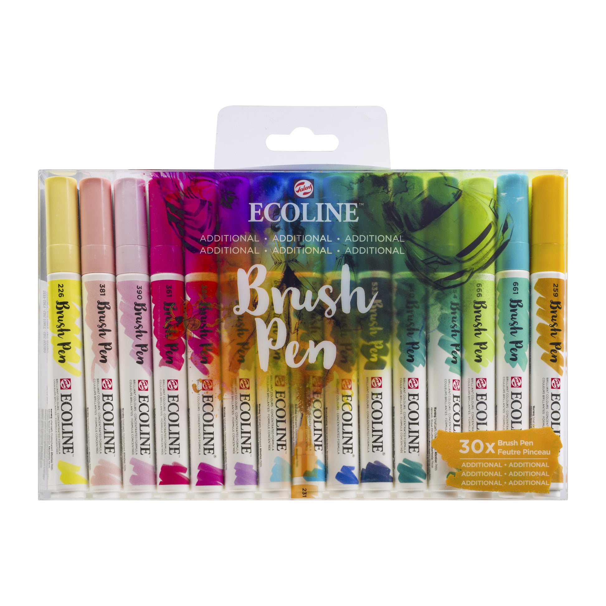 Talens Ecoline Brush Pen Set 30 Kleuren