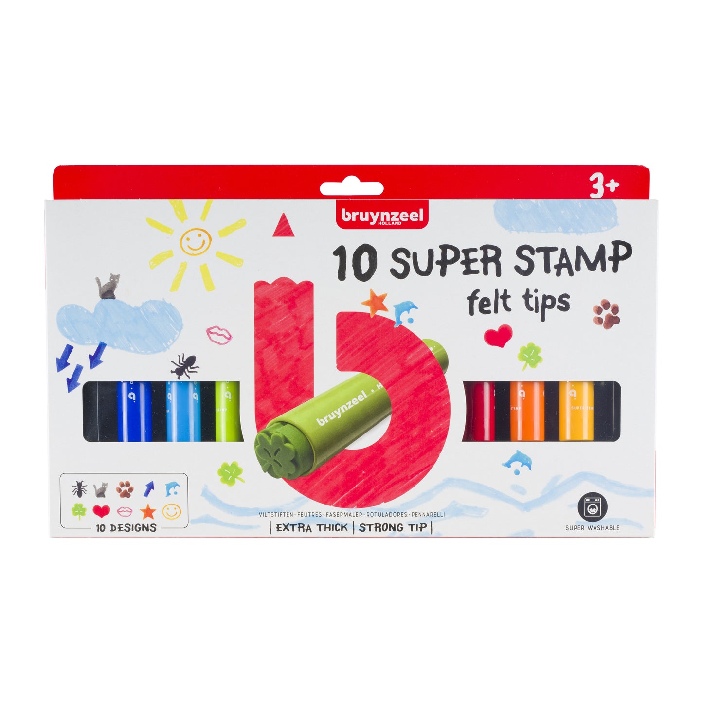 Bruynzeel Kids Assorti Stempelstiften voor jonge kunstenaars