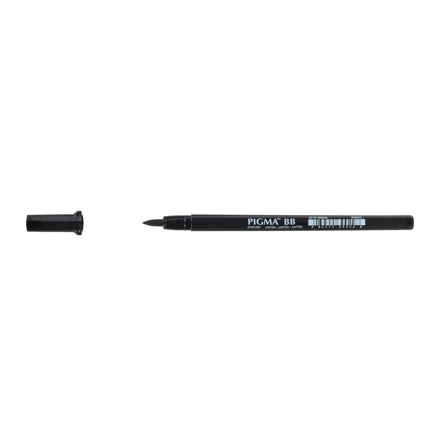 Sakura Pigma Brush Pen Zwart Breed - 2