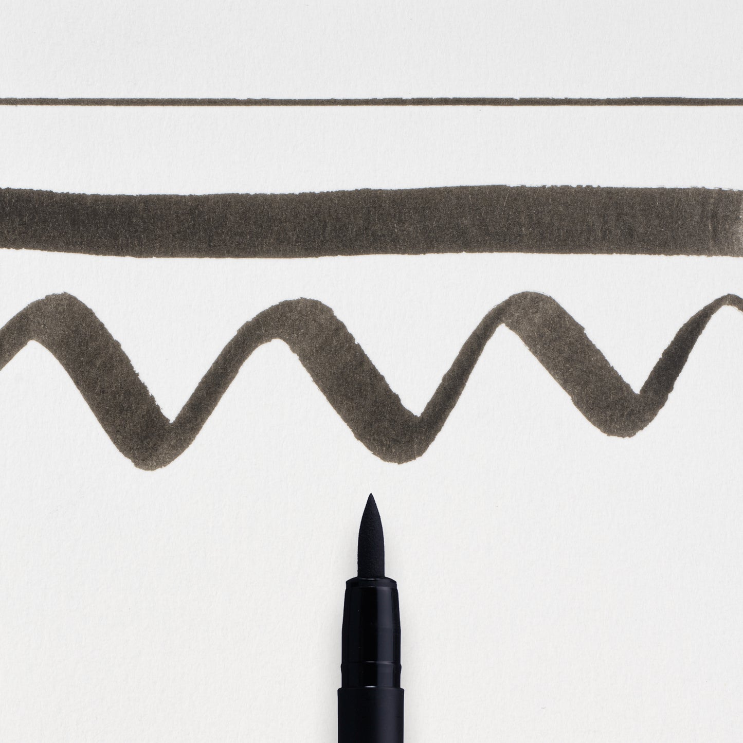 Sakura Pigma Brush Pen Zwart Breed - 3