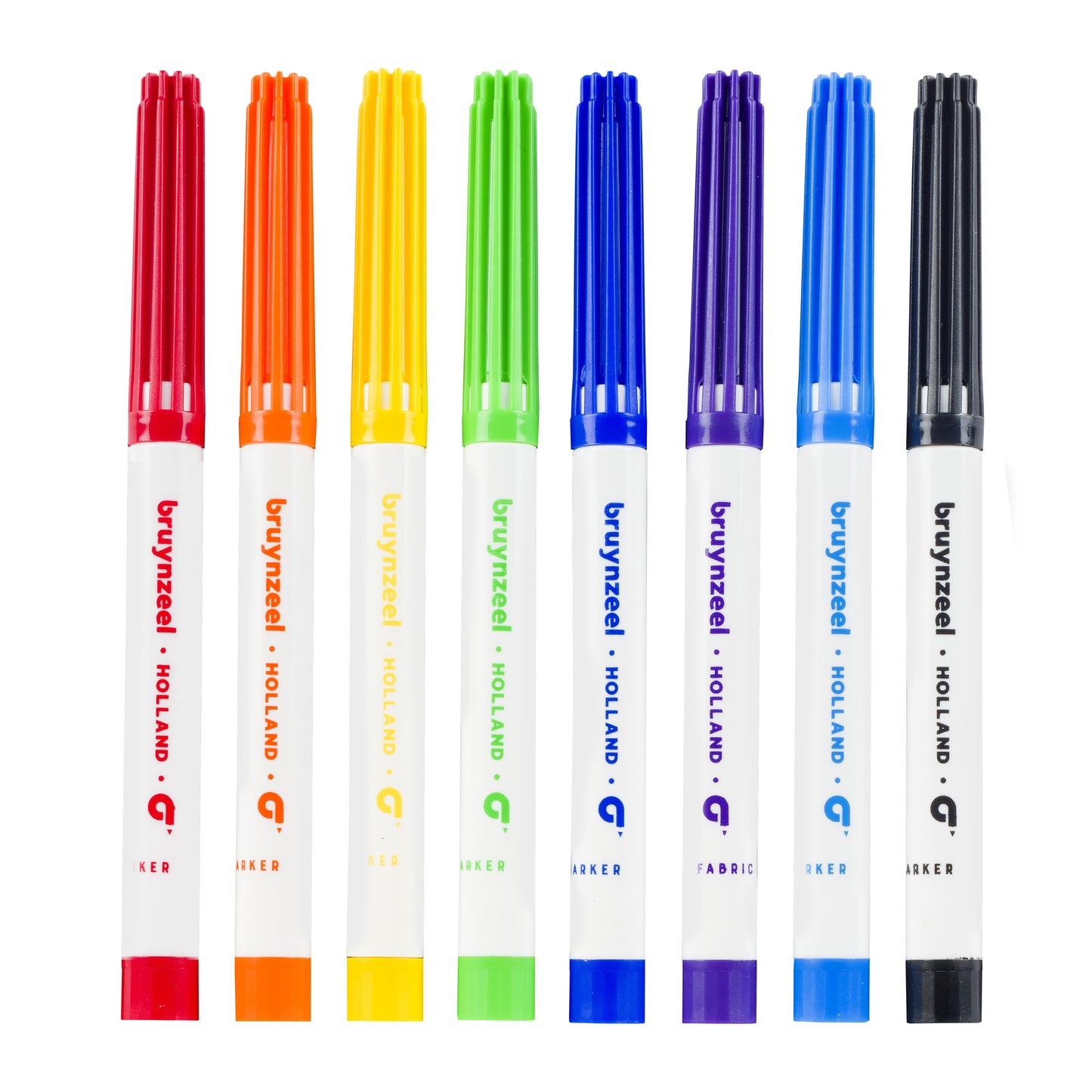 Bruynzeel Textielstift Assorti 8 kleuren - 2