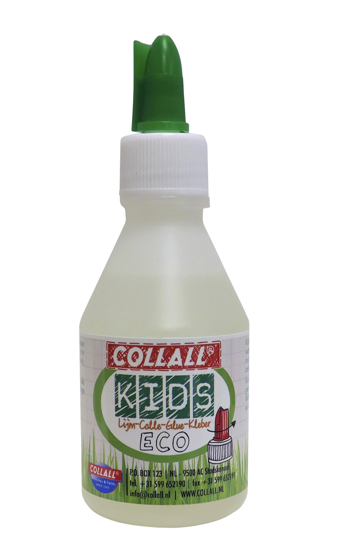 Elmer's eco kinderlijm 100 ml, natuurlijk en uitwasbaar