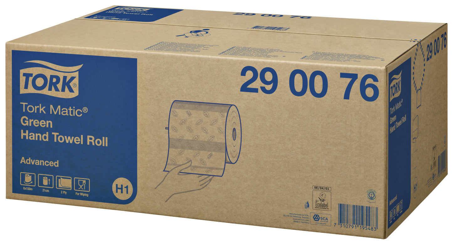 Handdoekrol Tork Matic H1 Advanced Groen 2l