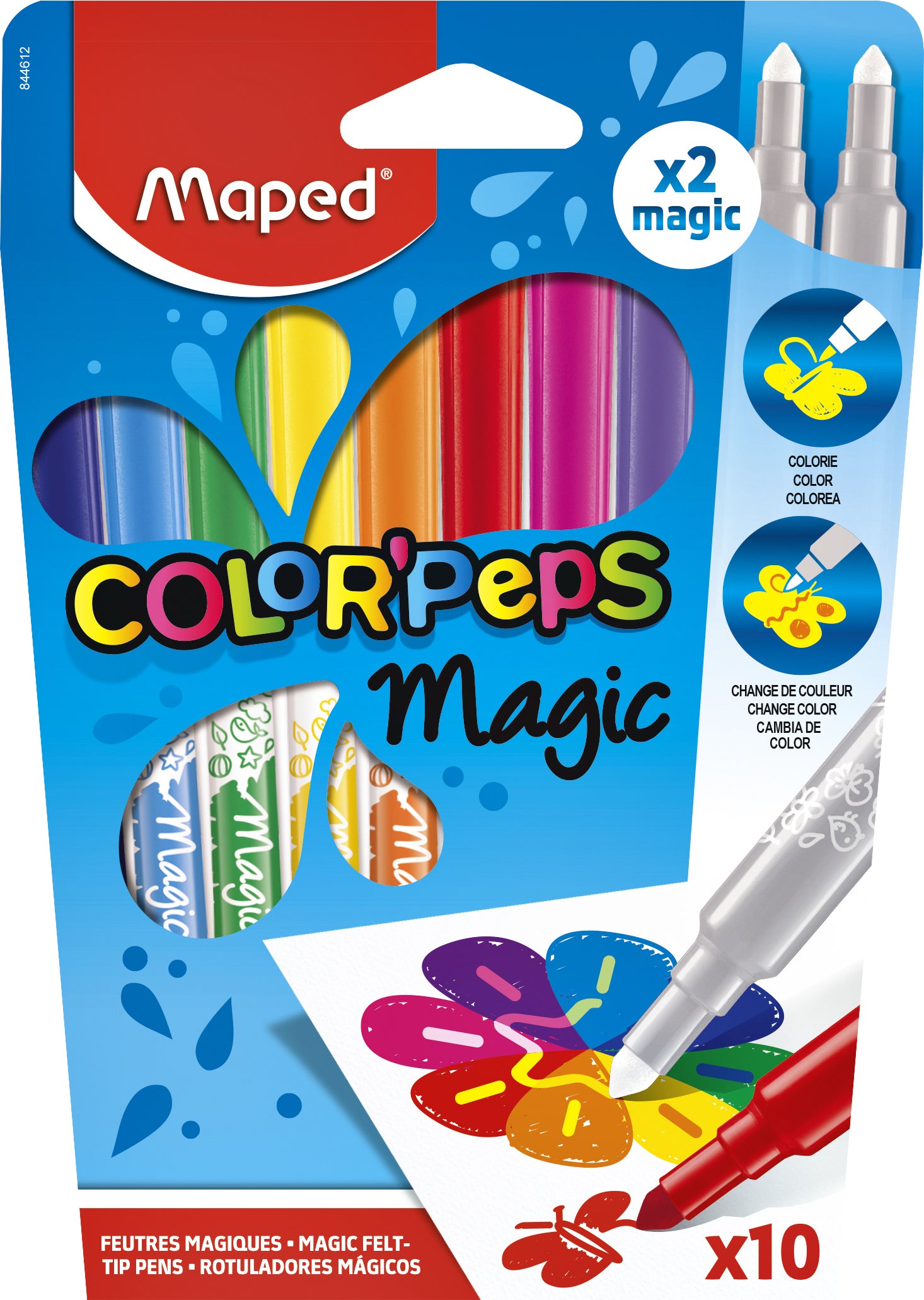 Maped Color’Peps Magic Set van 10 Kleuren