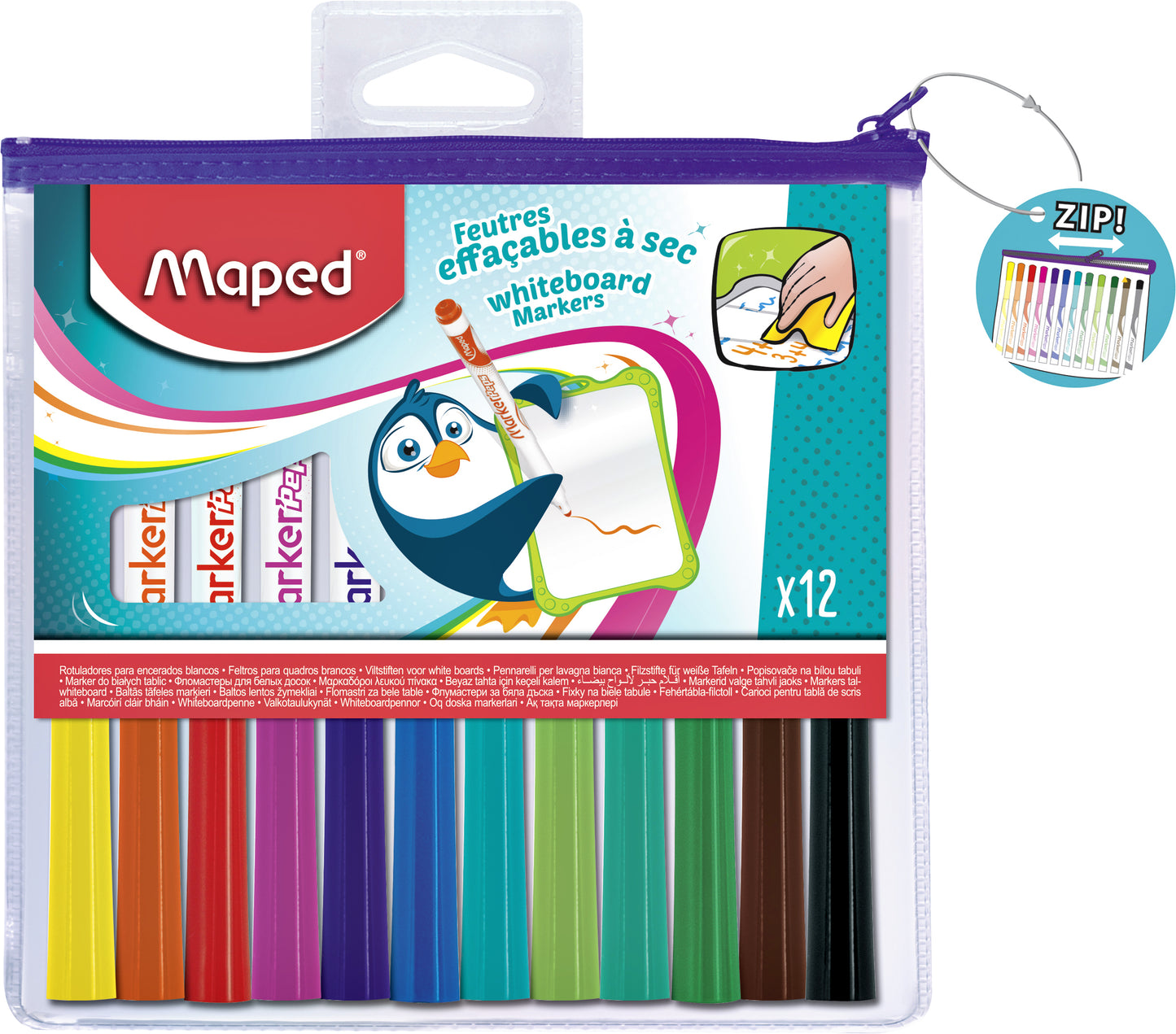 Maped MarkerPeps Whiteboard Marker 12 Kleuren