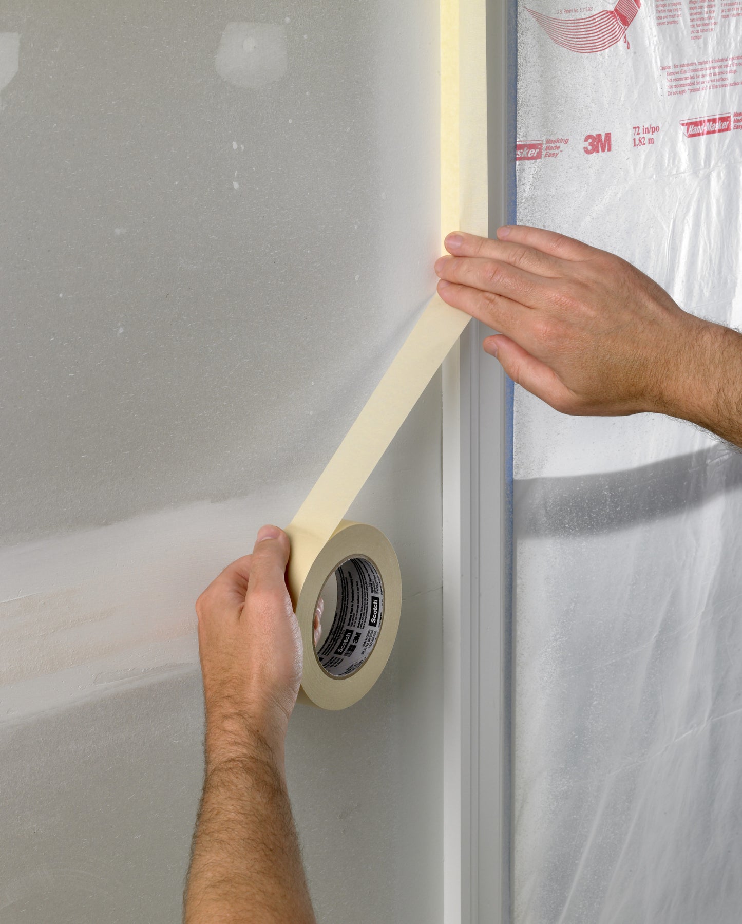Afplaktape Scotch Basic 36 mm x 50 m, beige - 2
