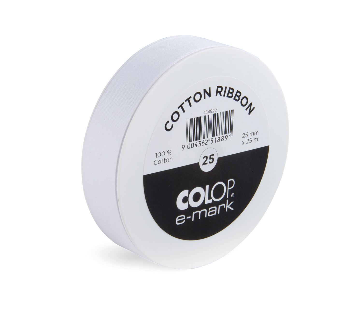 Colop E-mark lint 25mm x 25m wit voor markeerapparaat