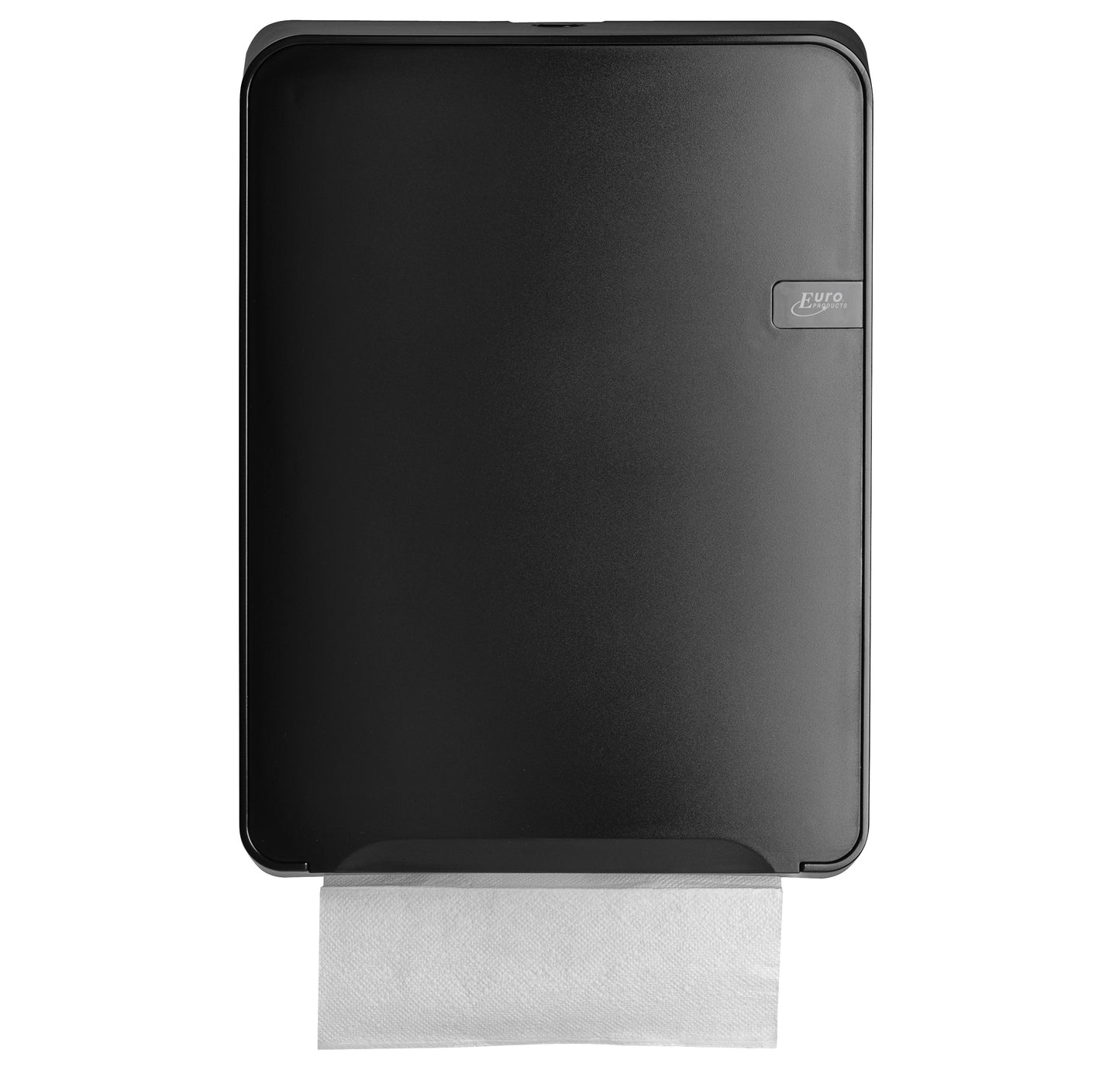 Handdoekdispenser QuartzLine Q8 zwart voor vouwhanddoekjes