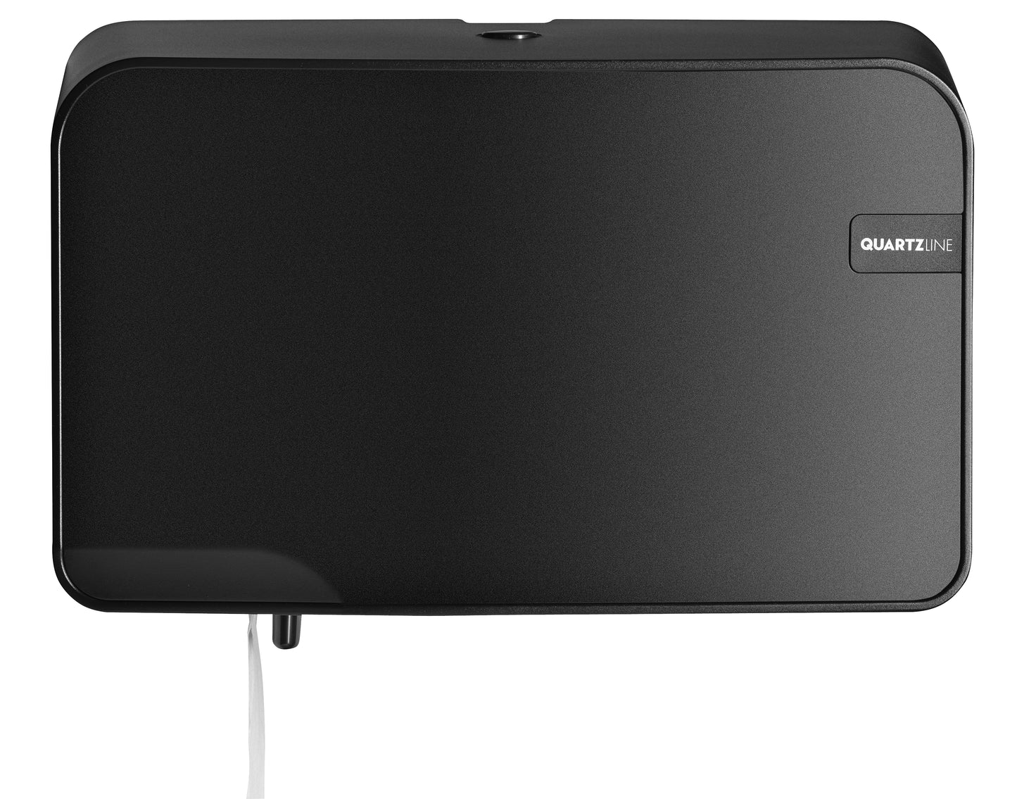 QuartzLine Q2 zwart toiletpapierdispenser voor 2 rollen