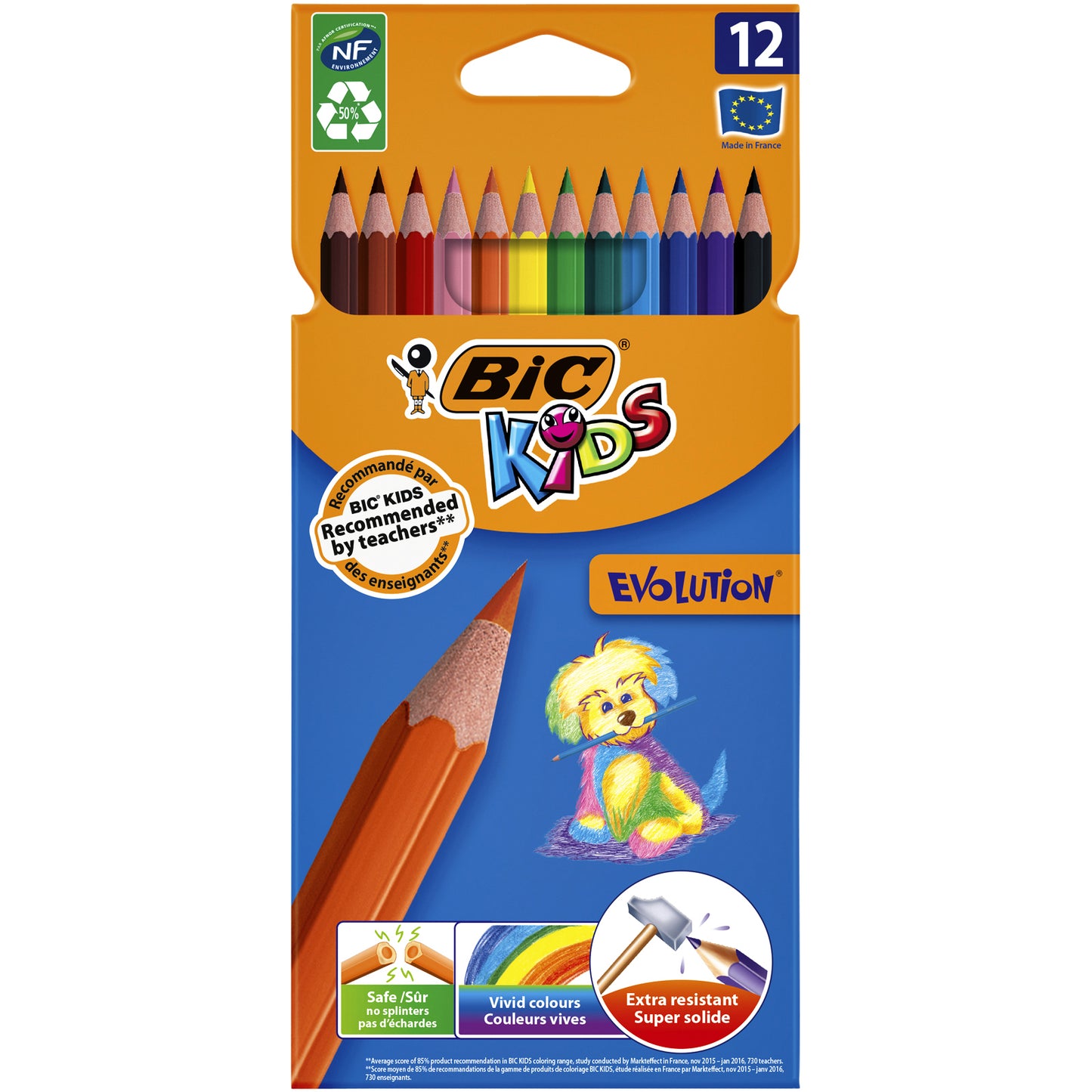 Kleurpotlood BicKids Evolution Assorti