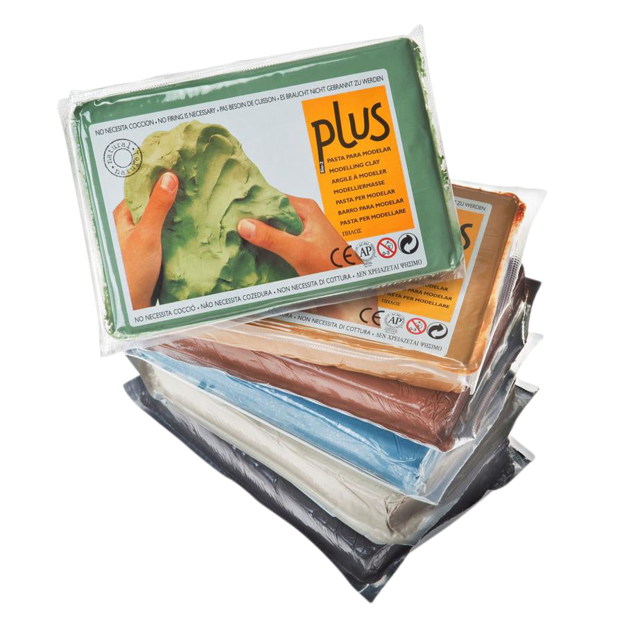 Klei Plus 1kg Zwart, Natuurlijke Droogklei
