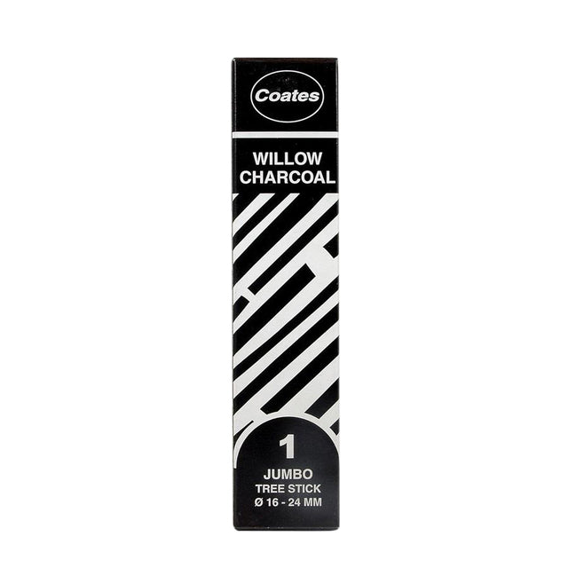 Coates Houtskool, 16-24mm, Super Dikke Staven, 6 Stuks