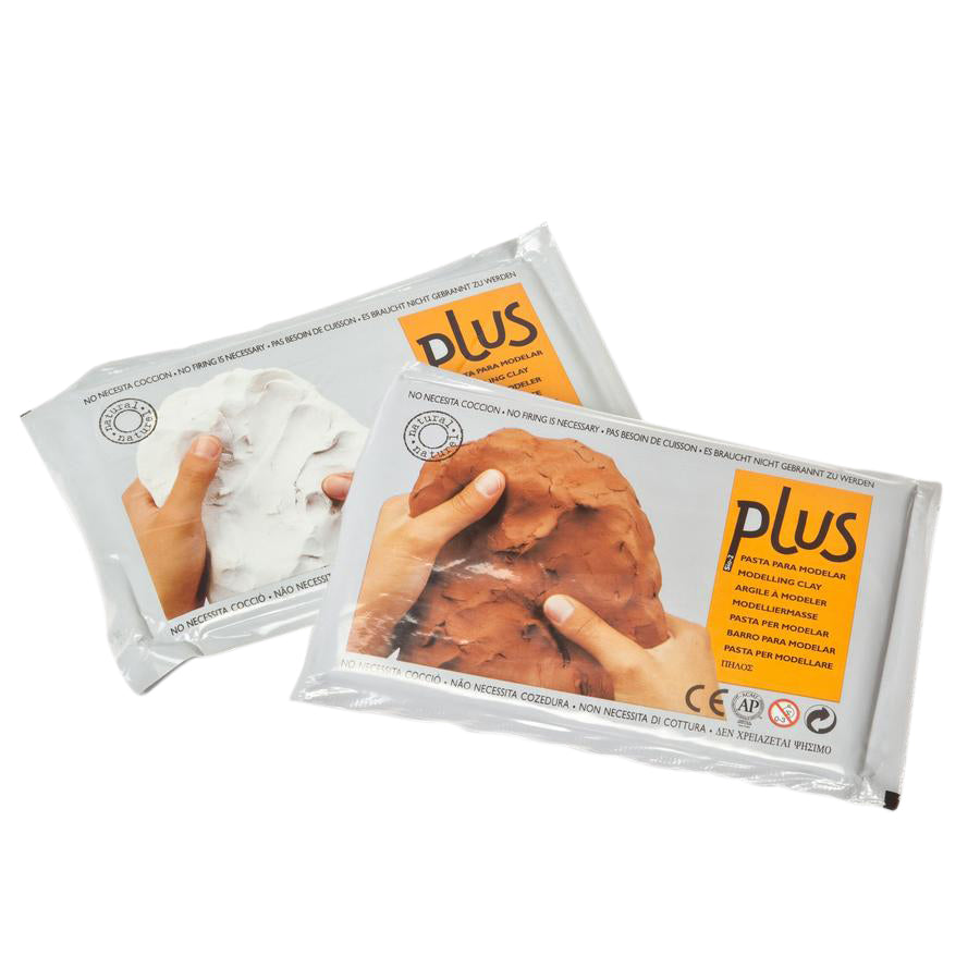 Plus Klei 500g Terracotta, Natuurlijke En Modelbare Klei