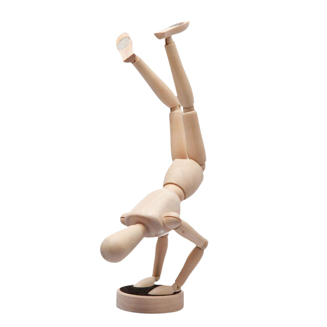 Magnetische ledenpop man 32 cm, verstelbaar en in posities te zetten