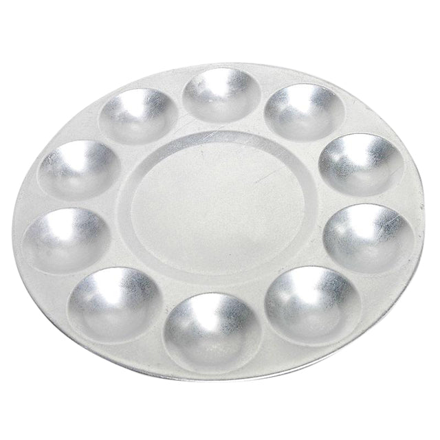 Palet Conda rond 17 cm aluminium met 10 bakjes