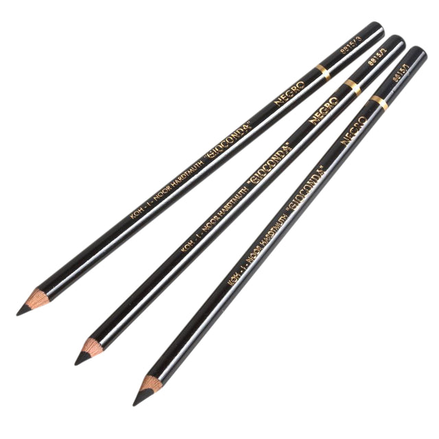 Krijtpotlood Koh-I-Noor Gioconda 8815/1 - Zwart vast krijt