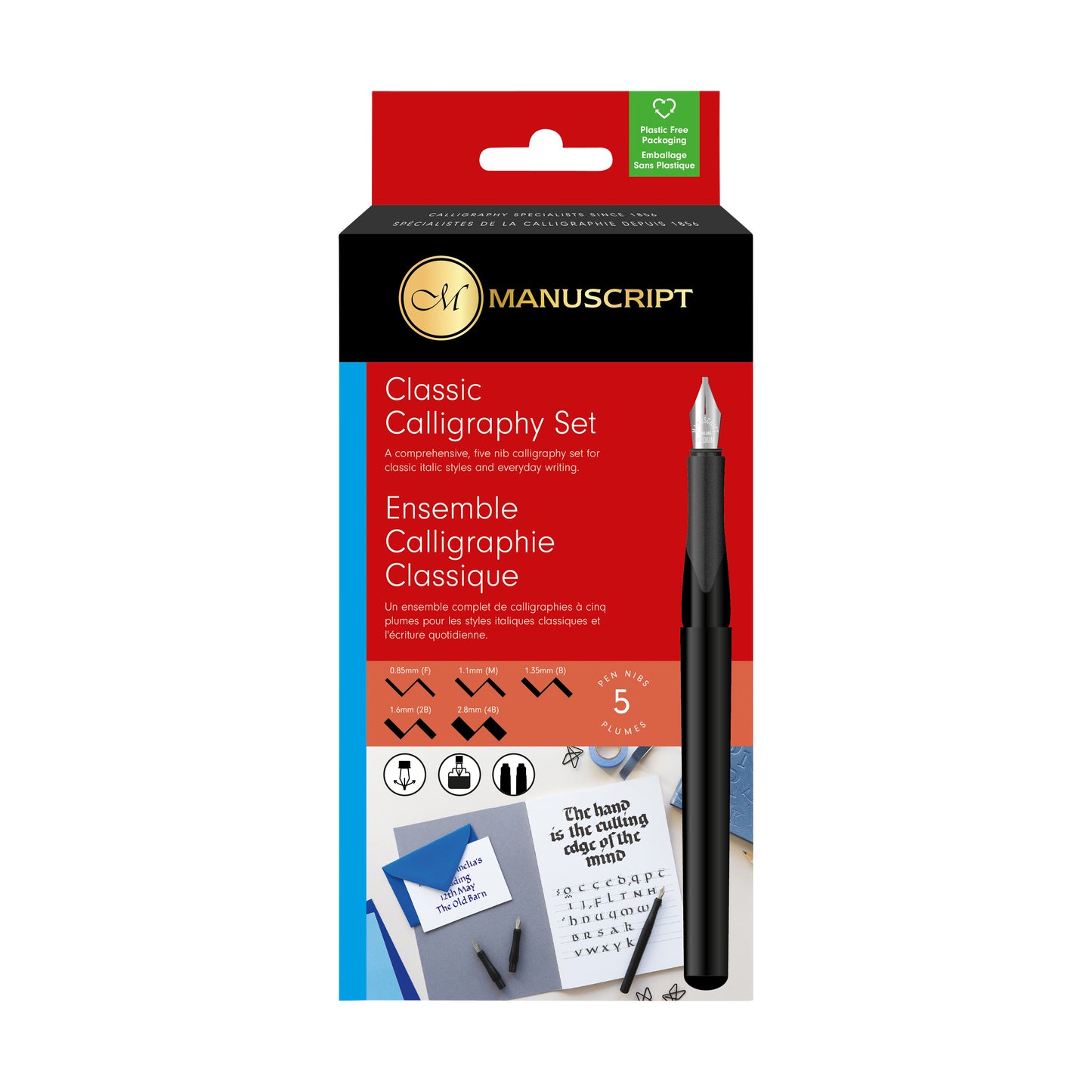 Manuscript MC1185 Kalligrafiepen 5-delig Set