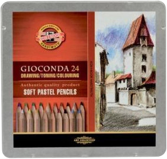 Koh-I-Noor Gioconda Soft Pastelpotloden 24 Stuks